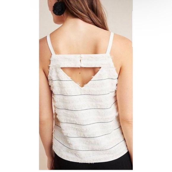 ANTHROPOLOGIE Maeve Quinn Fringe Tank Top. Size 6 - Picture 2 of 9